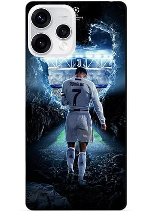 Чехол силиконовый бампер для oppo reno 15 с рисунком ronaldo роналдо