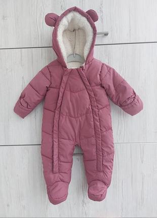 Брендовий теплий комбінезон matalan для дівчинки 3-6м демісезон єврозима