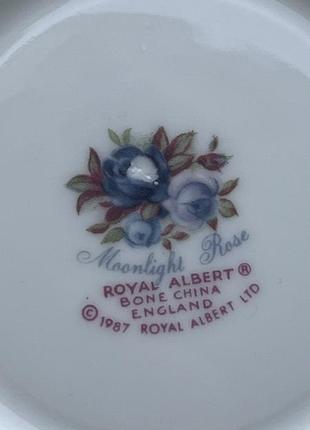 Чайна пара , royal albert moonlight rose 5