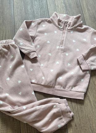 Флісовий костюм h&m