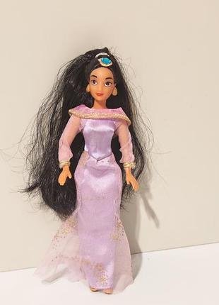 Disney barbie princess jasmine star stand 7" figure aladdin collector doll, мини кукла