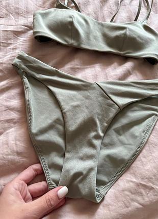Салатовый купальник h&amp;m 2