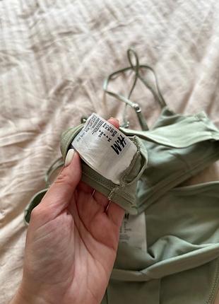 Салатовый купальник h&amp;m 5