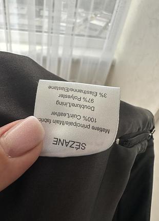 Короткі шкіряні шорти sezane 5