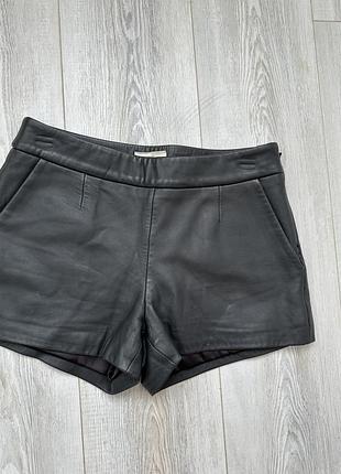 Короткі шкіряні шорти sezane 7