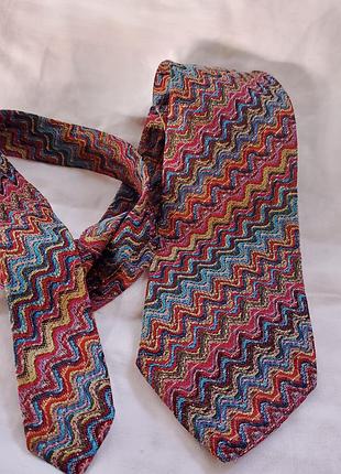 Винтажный галстук от missoni