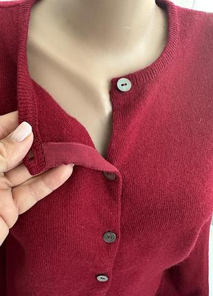 Бордовий кардиган laura ashley 4