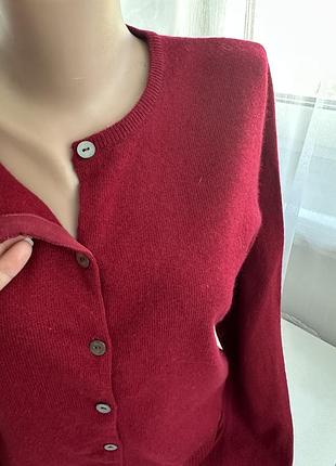 Бордовий кардиган laura ashley 7