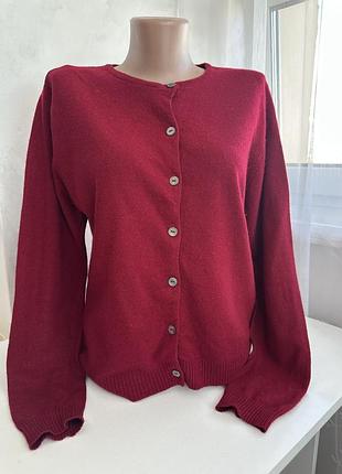 Бордовий кардиган laura ashley 2