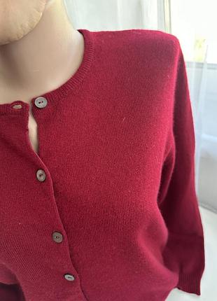 Бордовий кардиган laura ashley 6