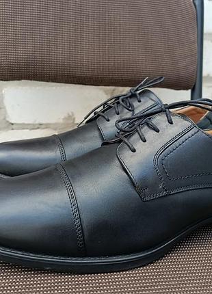 Мужские кожаные туфли florsheim comfortech, черные, р. 15 eee (33.5 см)