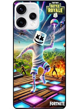 Чехол силиконовый бампер для oppo reno 15 игра fortnite фортнайт