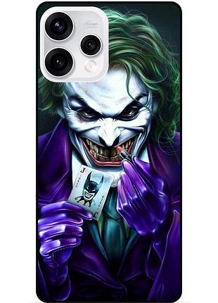 Чехол силиконовый бампер для oppo reno 15 с рисунком joker джокер