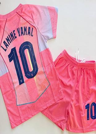 Детская футбольная форма fc barcelona lamine yamal