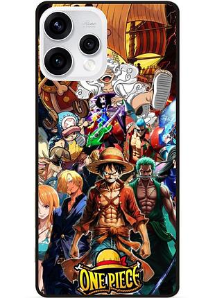 Силіконовий бампер чохол для oppo reno 15 з картинкою one piece большой куш