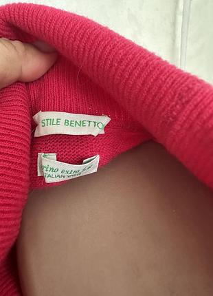Яскраво шерстяний гольф benetton 7