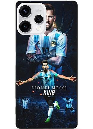 Чехол силиконовый бампер для oppo reno 15 с рисунком messi аргентина месси