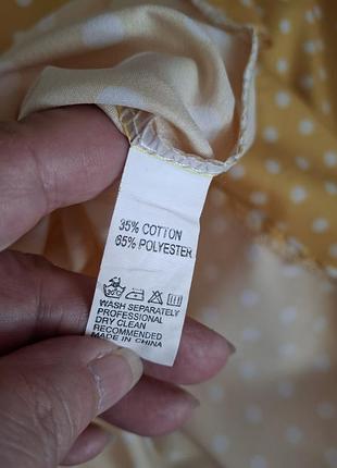 Красивое в горох платье 👗 4
