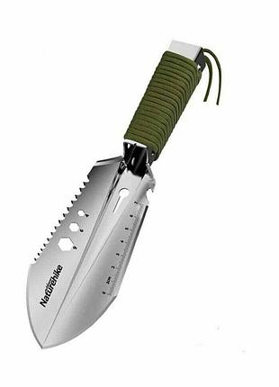 Лопата многофункциональная naturehike nh20gj001, паракорд / нержавеющая сталь