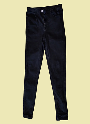 Черные джинсы скинни collusion tall w28 / l36 tall (s/m на высокий рост)