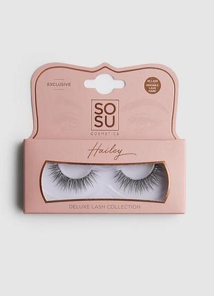 Накладні вії hailey sosu cosmetics deluxe