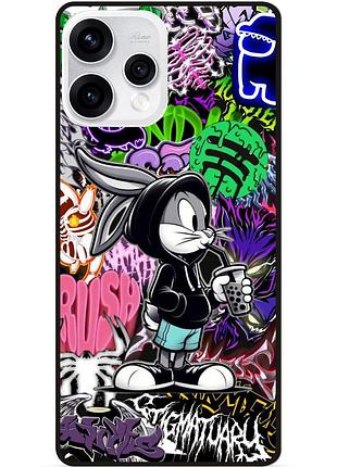 Силіконовий чохол бампер для oppo reno 15 з малюнком малий вухань bugs bunny
