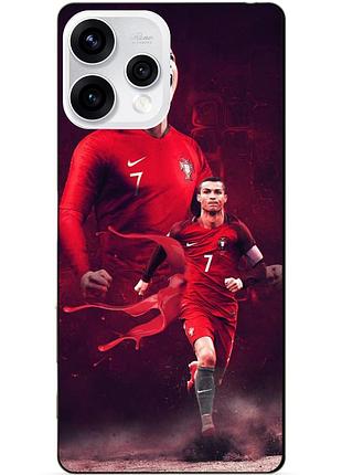 Чехол силиконовый бампер для oppo reno 15 с рисунком ronaldo португалия роналдо