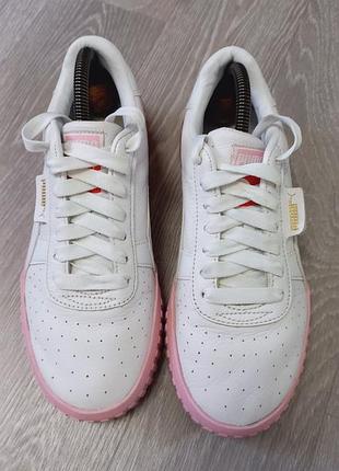 Кожаные женские кроссовки puma 4