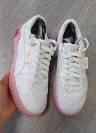 Кожаные женские кроссовки puma
