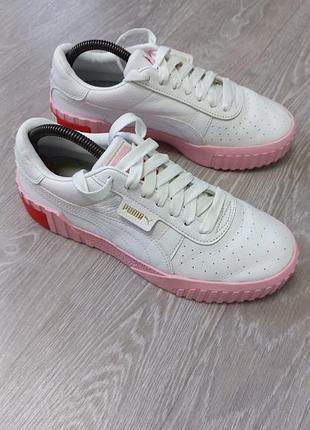 Кожаные женские кроссовки puma 2