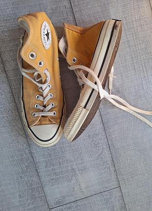 Кеды converse горчичные 2
