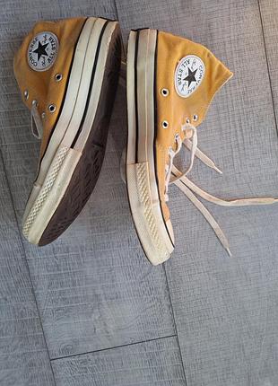 Кеды converse горчичные 5