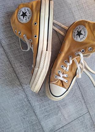 Кеды converse горчичные 7