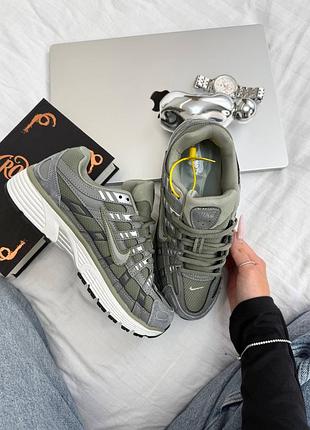 Жіночі кросівки nike p-6000 cordura brown найк коричневого кольору