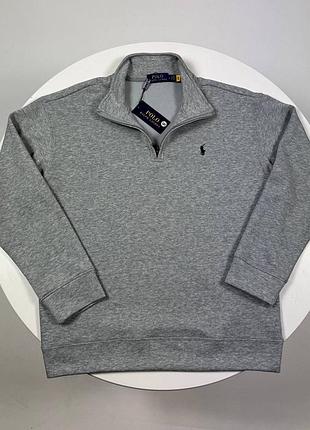 Чоловіча кофта polo ralph lauren в сірому кольорі