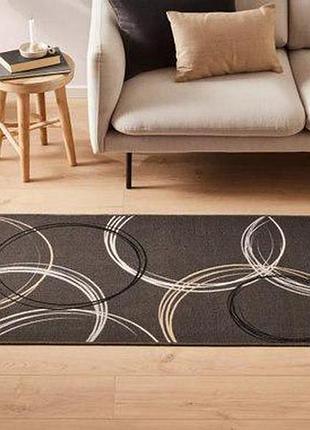 Коврик livarno home с узором из кругов 80x150 см livarno home