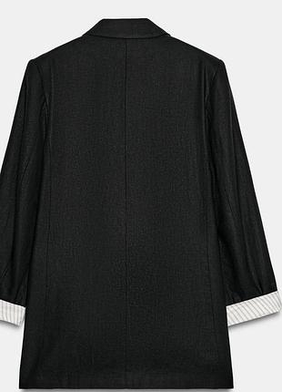 Жакет zara, льон 3