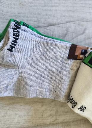 Носки minecraft h&amp;m 34/36 9