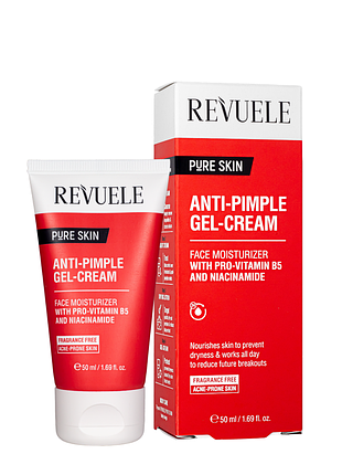 Крем для лица от прыщей revuele pure skin anti-pimple gel-cream 50 мл daily skin care