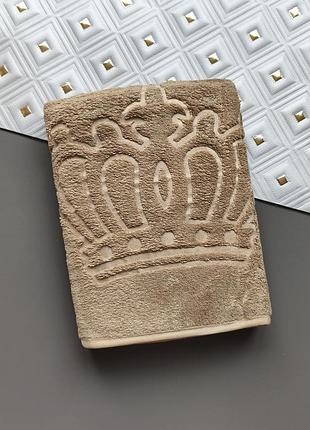 М'який рушник для обличчя з мікрофібри solafa home textiles бежевого кольору 50х90 см