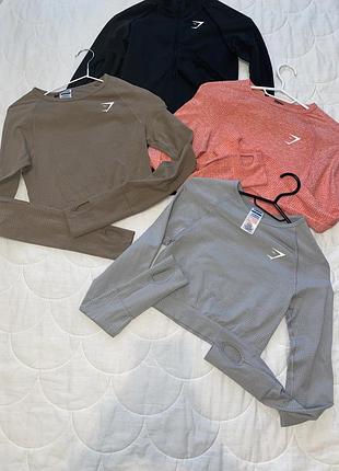 Рашгард gymshark / спортивний топ gymshark
