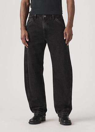 Новые джинсы levi's baggy barrel jeans black 32/32 levis