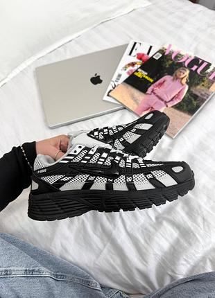 Зимові жіночі кросівки nike p-6000 winter termo grey black найк сірого з чорним кольорів термо