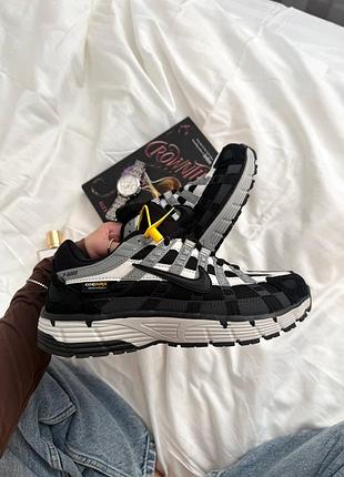 Жіночі кросівки nike p-6000 cordura grey black найк сірого з чорним кольорів