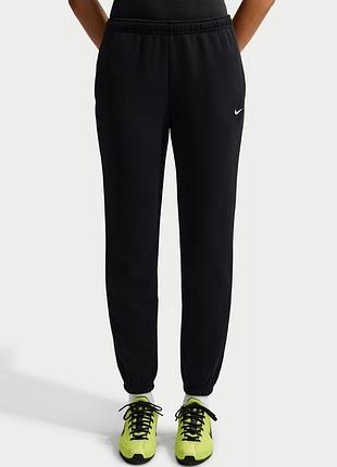 Жіночі спортивні штани  nike studio fleece mid-rise im8104-001 розмір: м