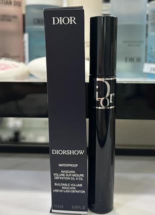 Туш для вій dior diorshow waterproof mascara коричнева