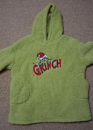 Флісове худі, світшот grinch  6-9 років