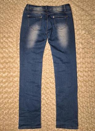 Синие джинсы iceoblue slim/straight 5