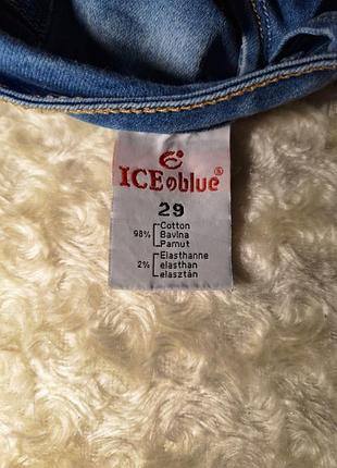 Синие джинсы iceoblue slim/straight 6
