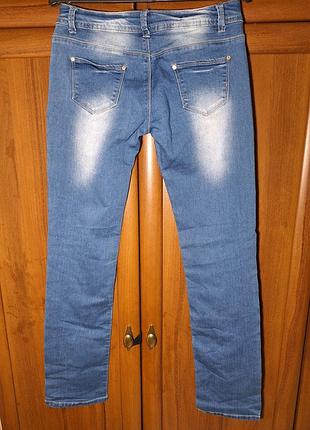 Синие джинсы iceoblue slim/straight 2